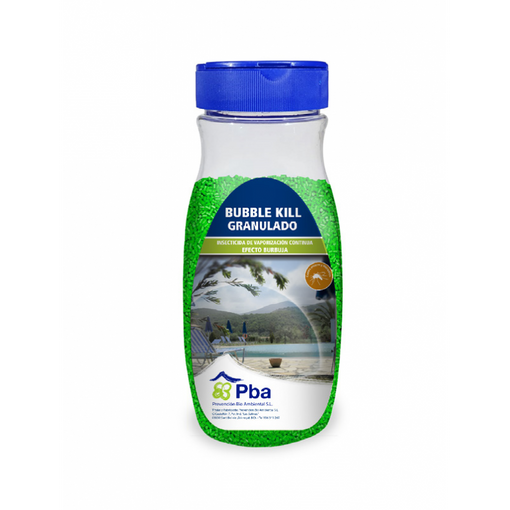 Repelente granulado, para insectos en exteriores.