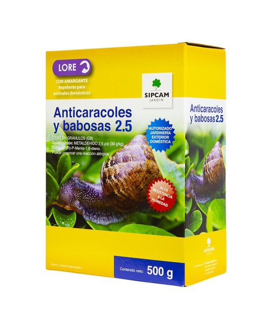 Anticaracoles y babosas.