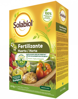 Solabiol fertilizante para huerto.