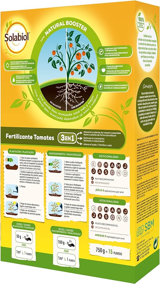 Solabiol fertilizante para tomates